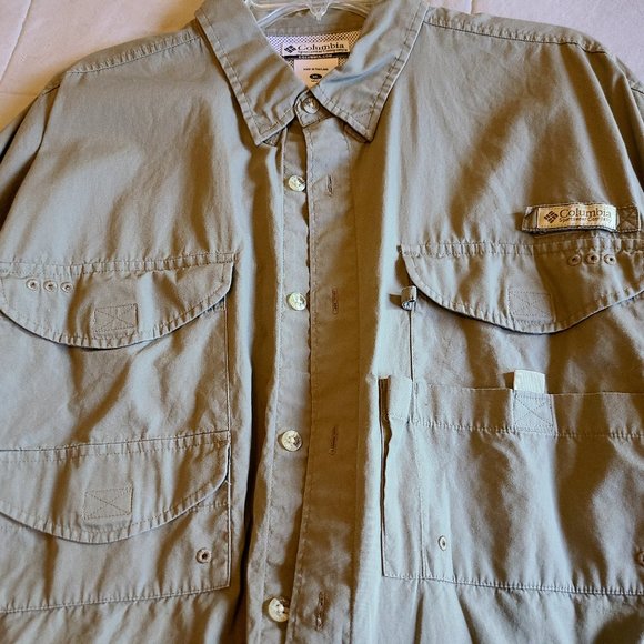Men's Columbia Fishing Shirt - Picture 1 of 8